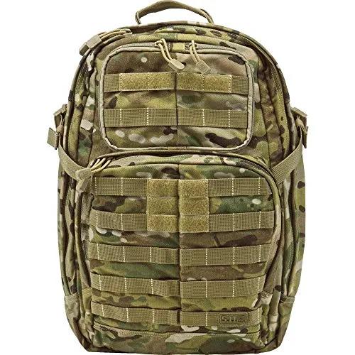 5.11 RUSH24 Tactical Backpack Med First Aid Patriot Bundle - Multicam