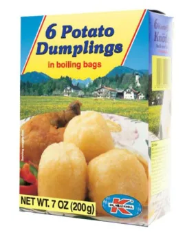 6 Potato Dumplings in Boiling Bags (Dr. Willi Knoll) 7 oz