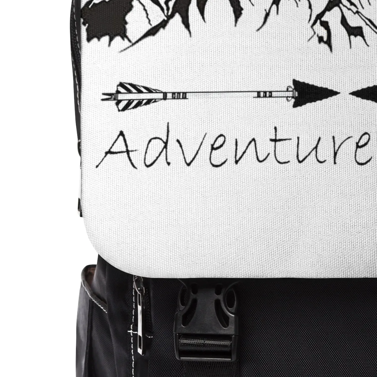 Adventure Awaits Unisex Casual Shoulder Backpack