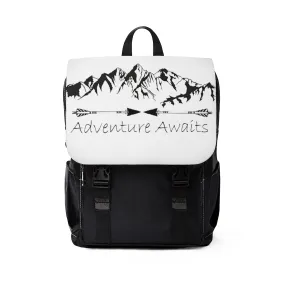 Adventure Awaits Unisex Casual Shoulder Backpack