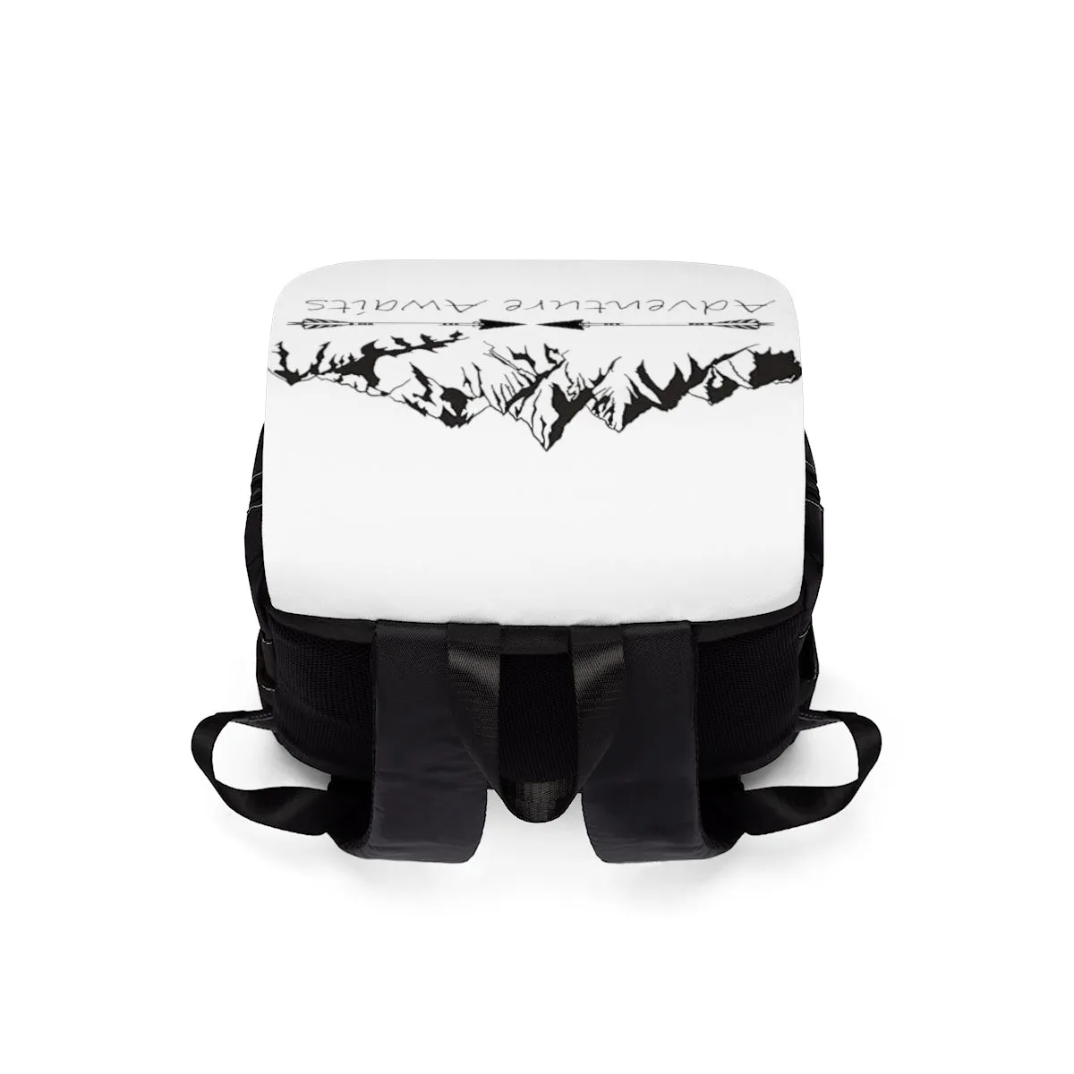 Adventure Awaits Unisex Casual Shoulder Backpack