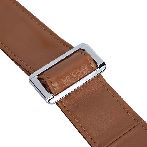 BAIGIO Leather Adjustable Padded Replacement Shoulder Strap for Bags, Briefcases, Duffels,