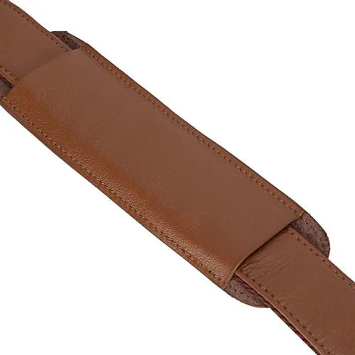BAIGIO Leather Adjustable Padded Replacement Shoulder Strap for Bags, Briefcases, Duffels,