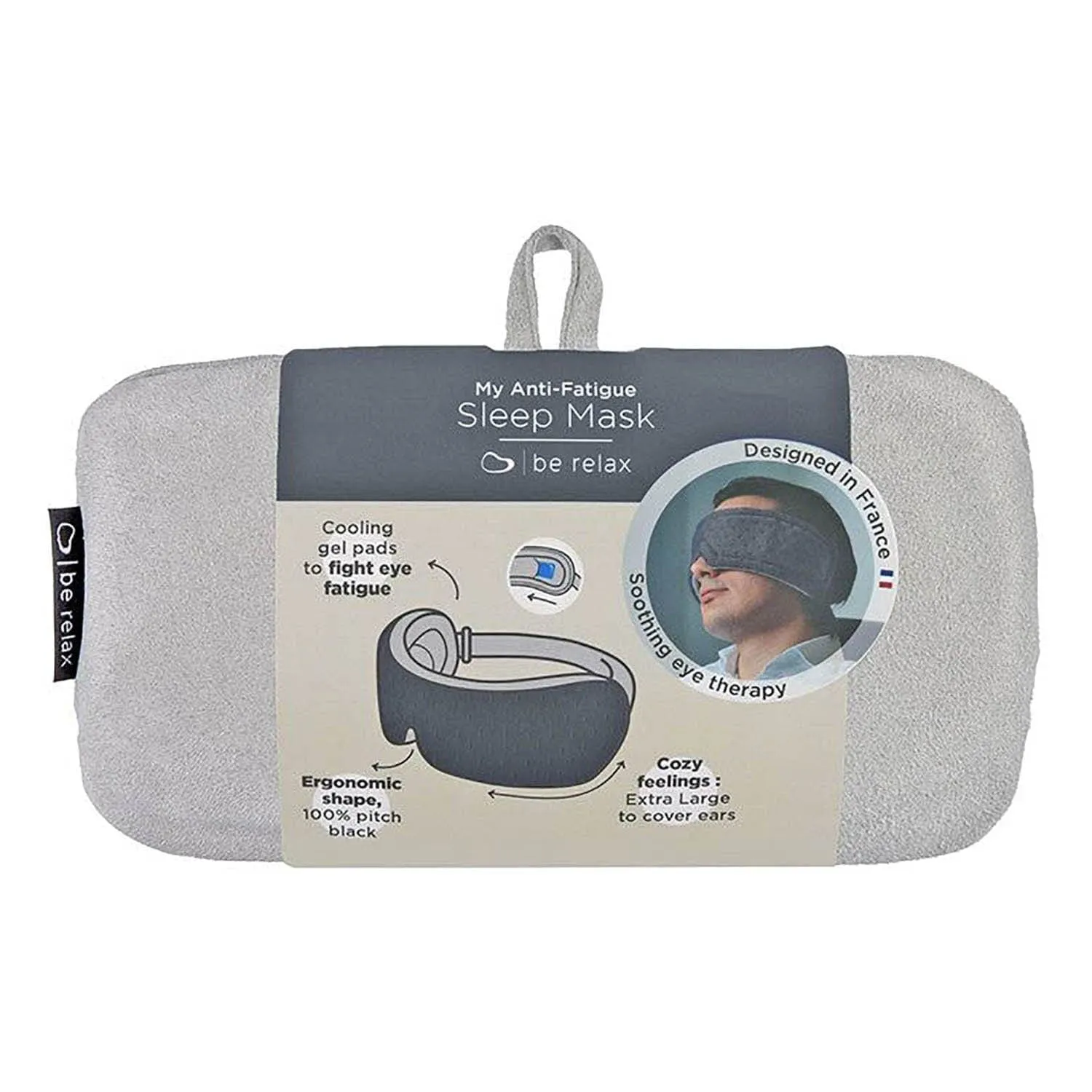 Be Relax My Anti Fatigue Sleep Mask - Grey - 1001300045