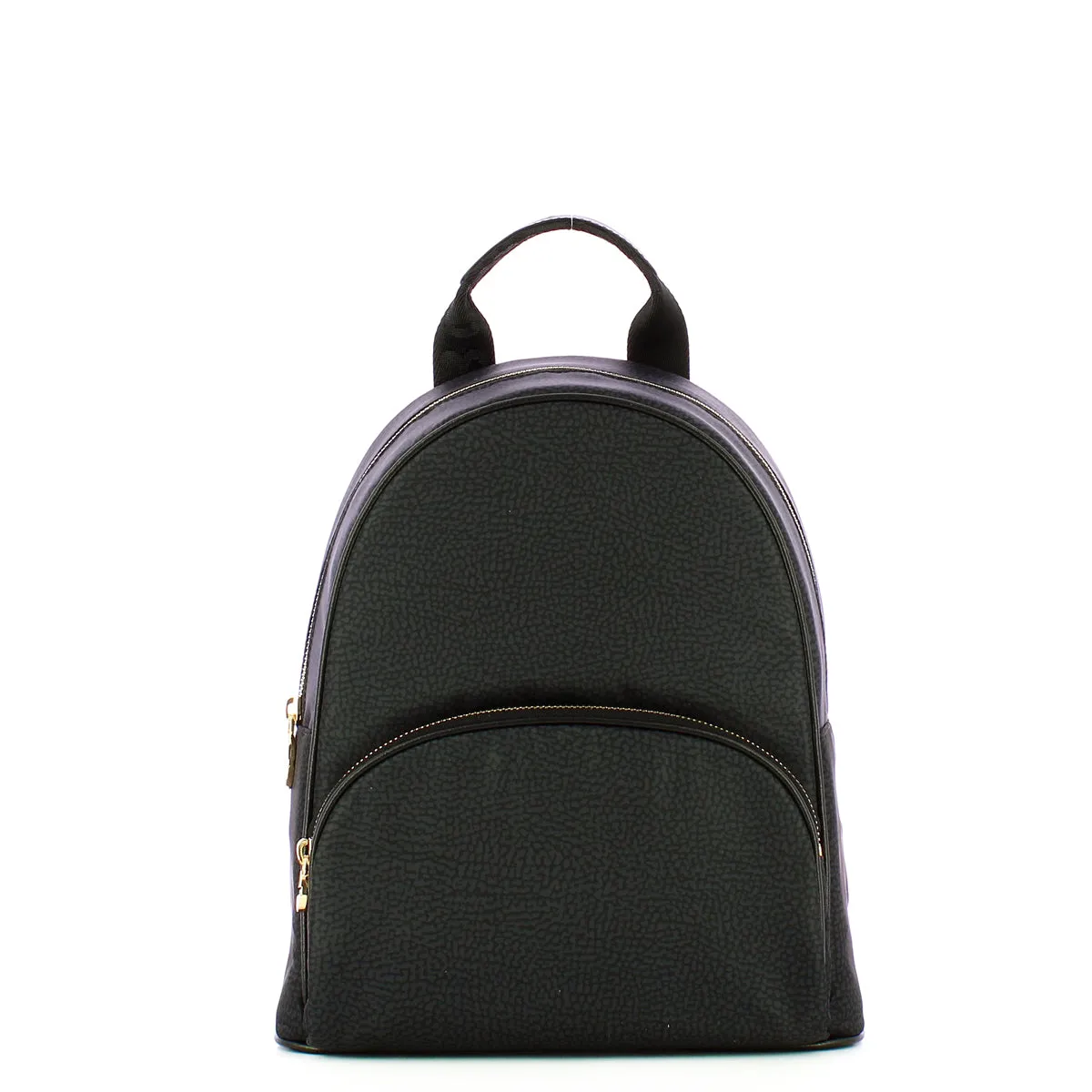 Borbonese - Medium Dark Black Backpack - 934136I15 - DARK/BLACK