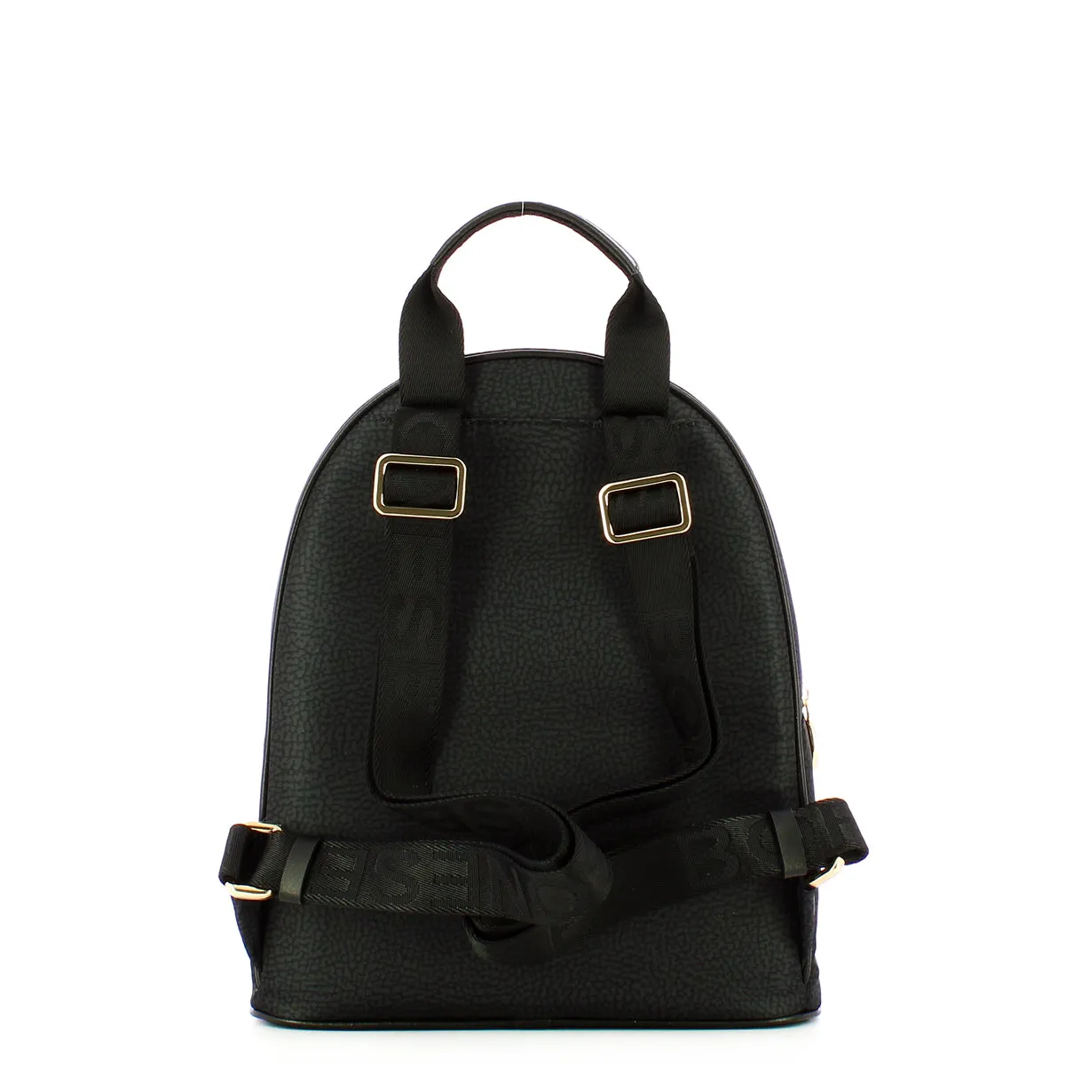 Borbonese - Medium Dark Black Backpack - 934136I15 - DARK/BLACK
