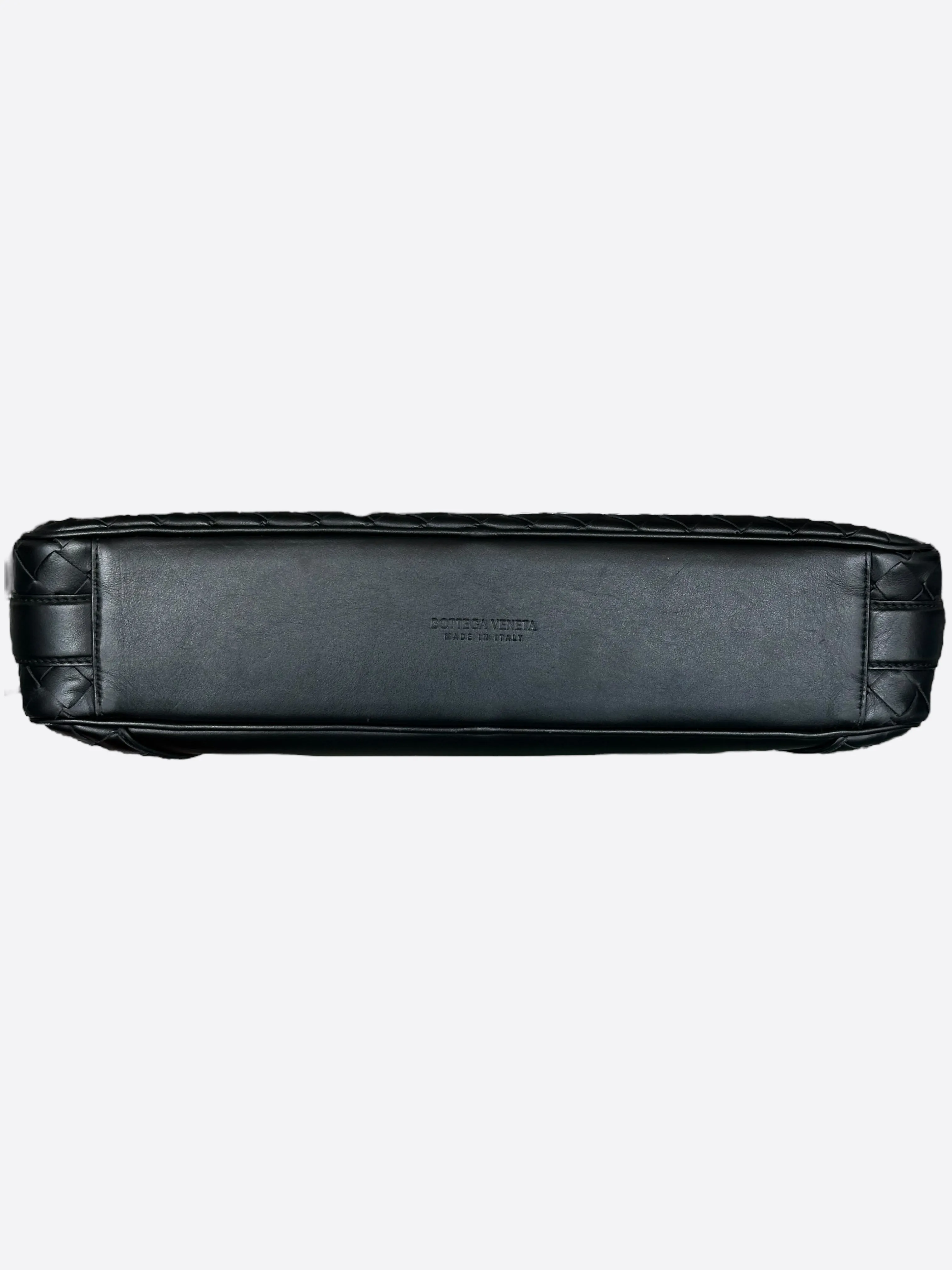 Bottega Veneta Black Large Getaway Briefcase