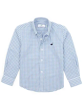 Boy's Seasonal Sportshirt- Cornflower