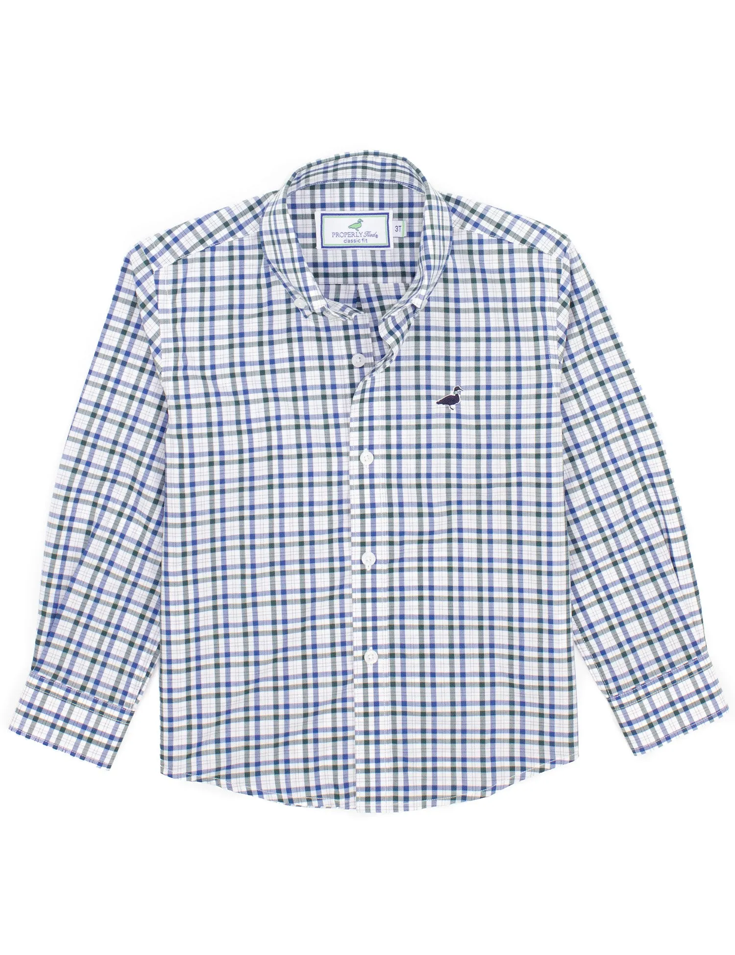 Boy's Seasonal Sportshirt- Mallard