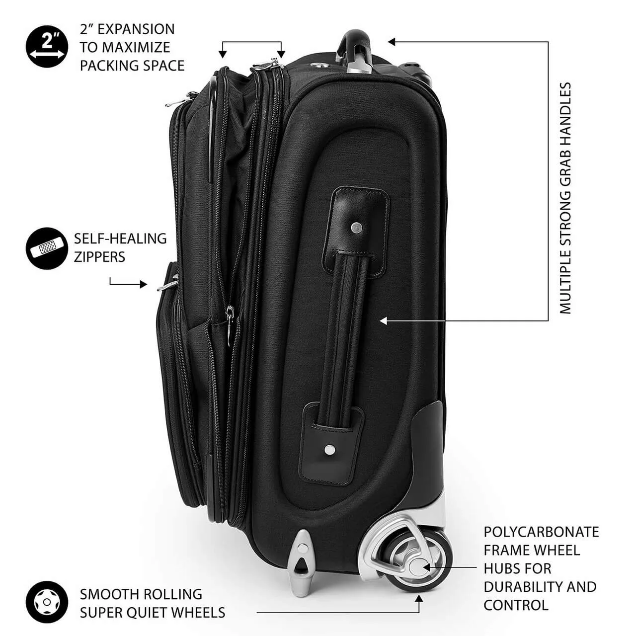 Buccaneers Carry On Luggage | Tampa Bay Buccaneers Rolling Carry On Luggage