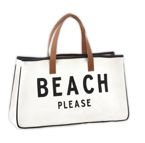 Canvas Tote Beach Please