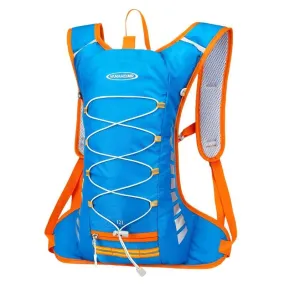 Cycling Backpack, Waterproof Nylon, Lightweight, Reflective Strip, 3.17 Gallons Capacity, Ideal for Cycling, Running, Hiking, Available in 5 Colors