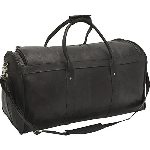 David King Leather Extra Large Duffel Bag In Black