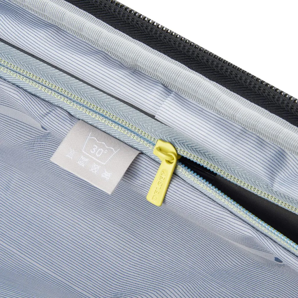 Delsey Shadow 55cm Expandable Carry On Luggage - Black