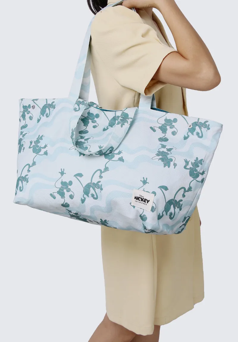 Disney Mickey & Friends Aw-phooey Tote Bag (Aquamarine)