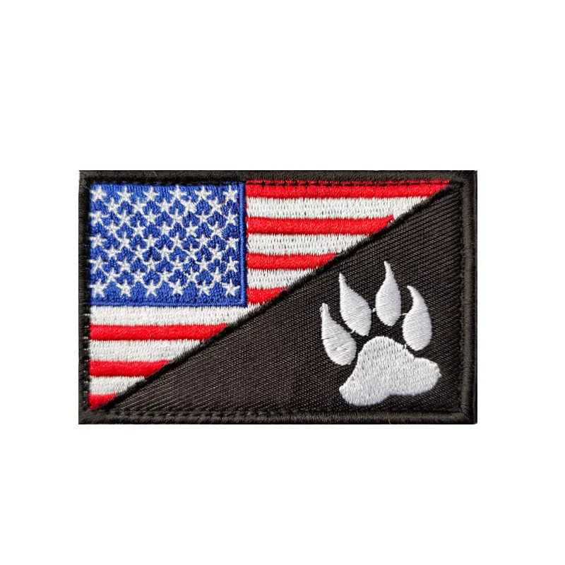 Dog Embroidered Velcro patches