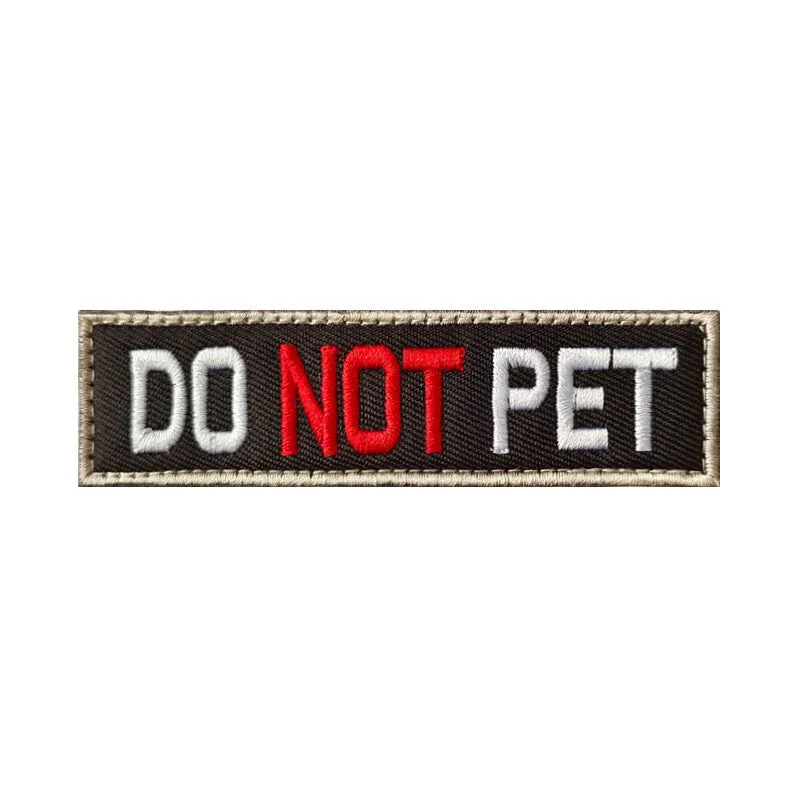 Dog Embroidered Velcro patches