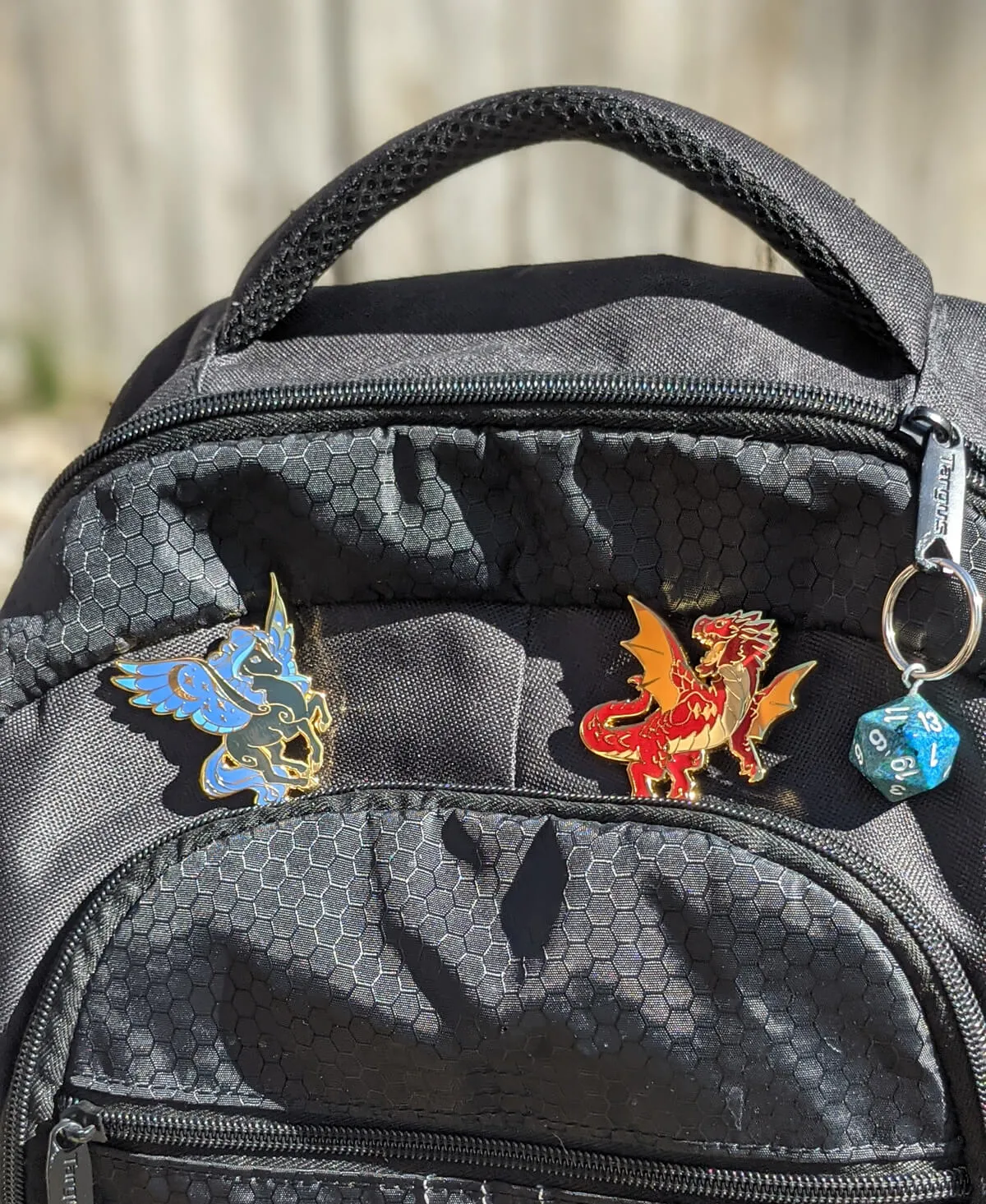 Dragon Pin (Timber, Forest Dragon) | 2" Hard Enamel Pin