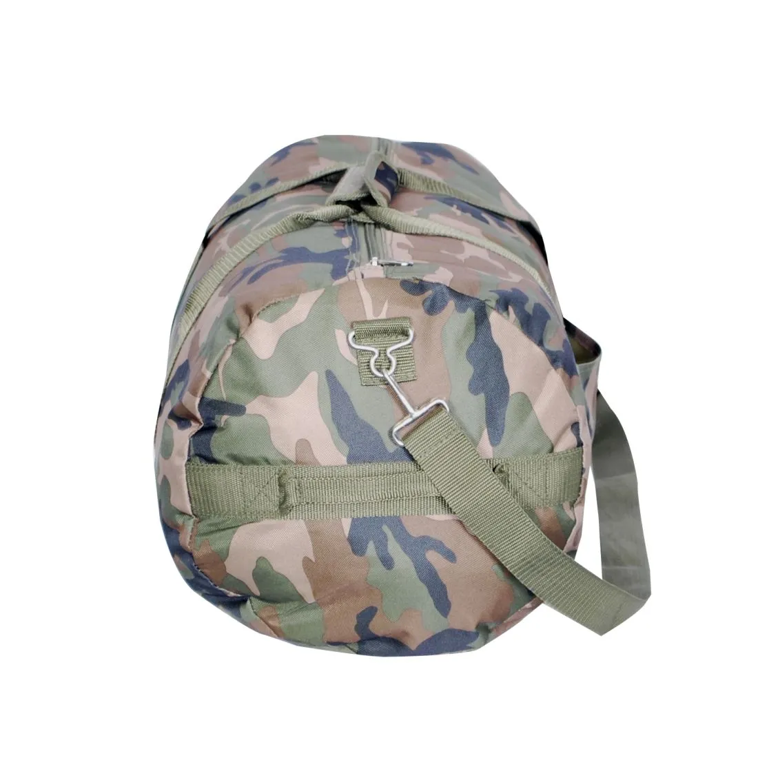 Everest 16-Inch Woodland Camouflage Round Duffel Bag