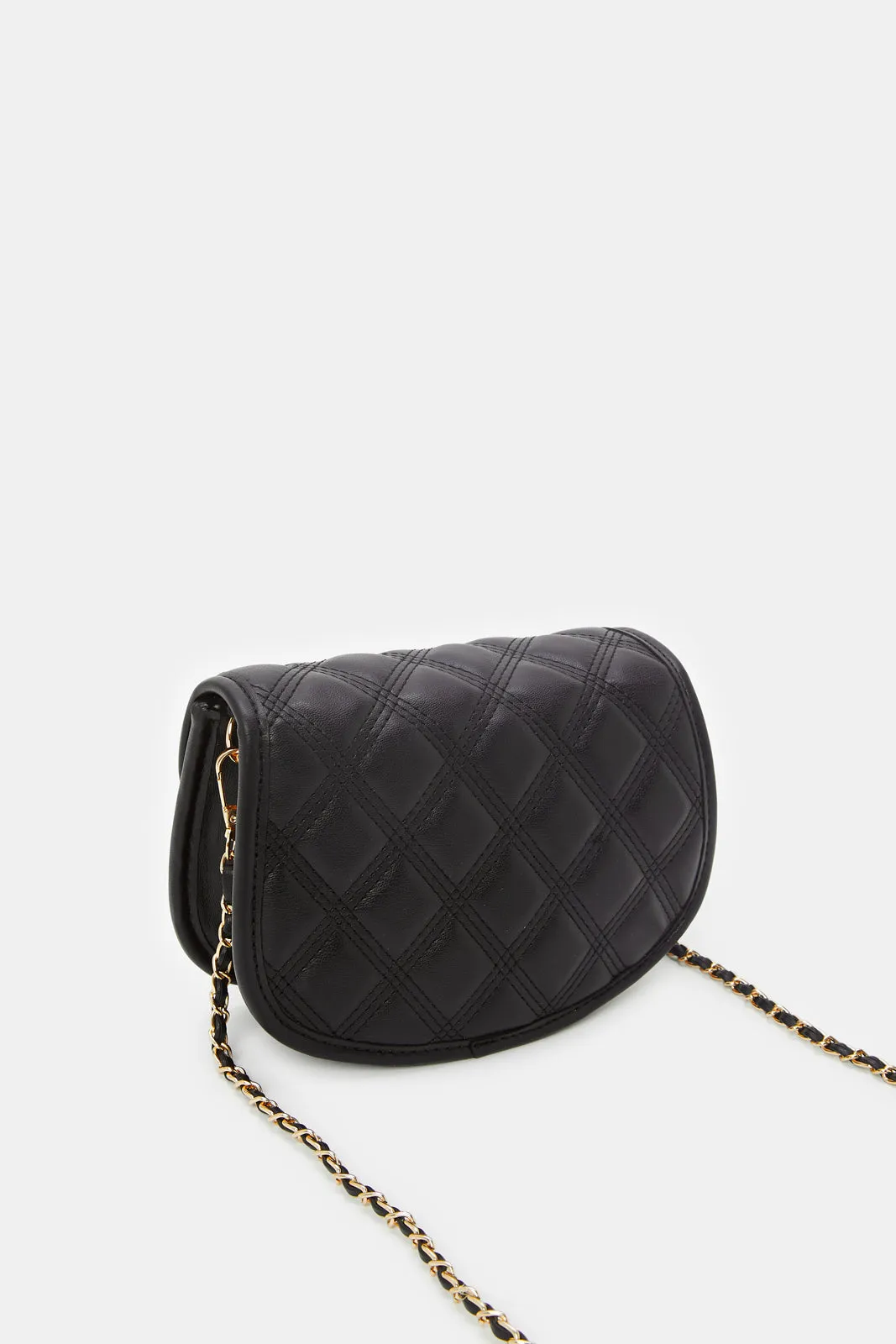 Girls Black Cross Body Bag