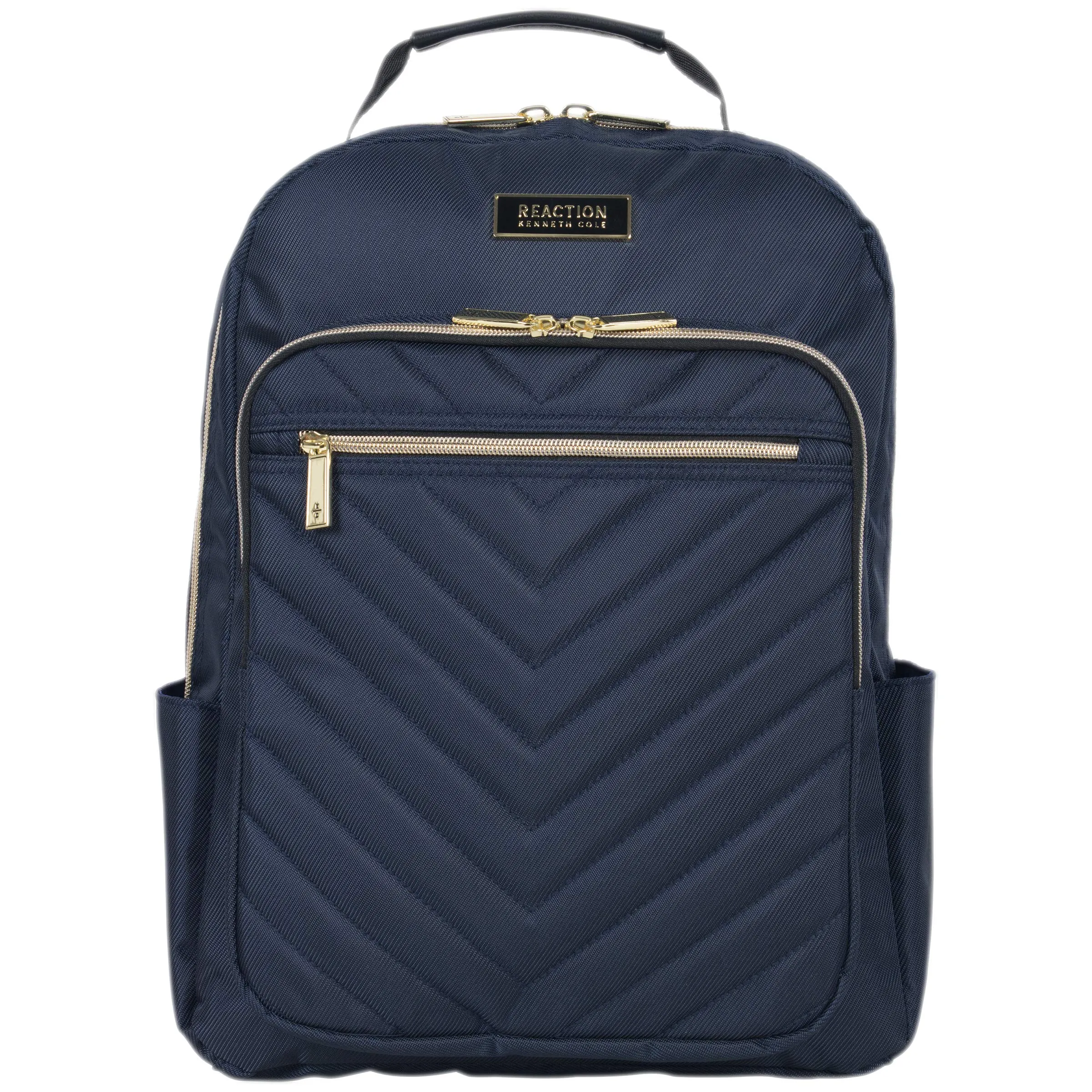 Kenneth Cole Reaction Women's Chelsea Chevron Quilted 15-Inch Laptop & Tablet Fashion Travel Backpack, Navy, One Size