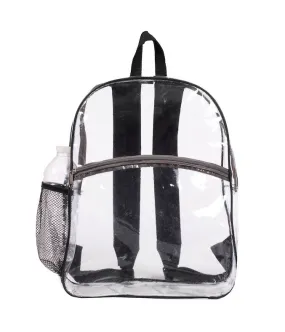 Large Clear Backpack with Water Bottle Holder (CH-Y1315)