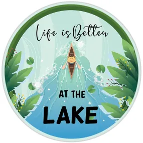 Life Is Better At The Lake Outdoor Adventure Sticker - Wholesale
