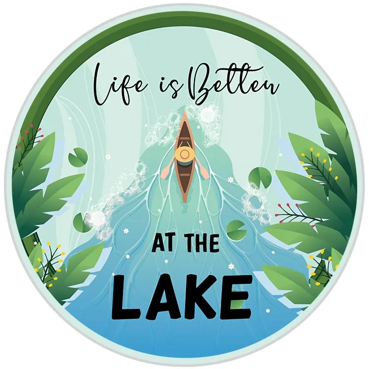 Life Is Better At The Lake Outdoor Adventure Sticker - Wholesale