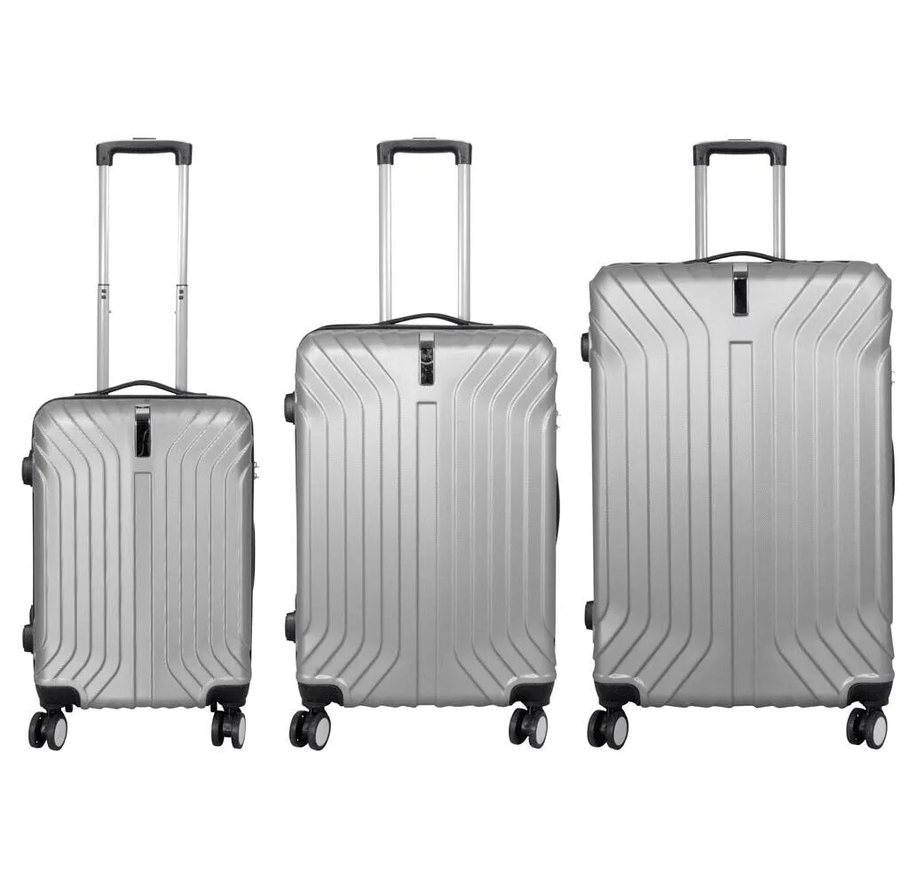 Luggage Bag 24 Inch Check-in Luggage Trolly - Silver