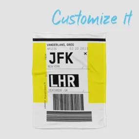 Luggage Ticket - Blanket