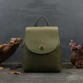 Mini Womens Leather Flap Backpack Purse Fashion Backpacks For Women