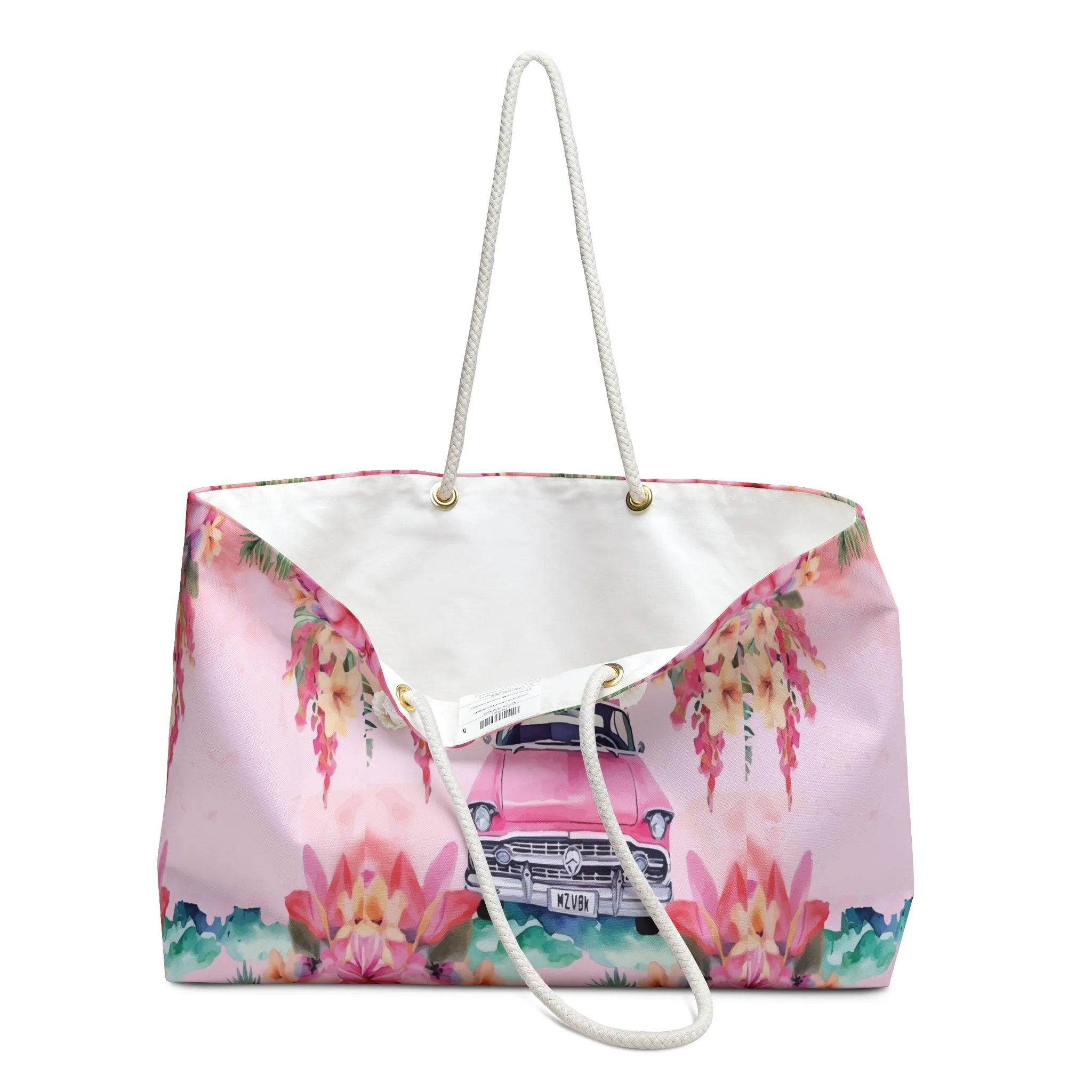 Miniaday Designs Pink Paradise Weekender Bag