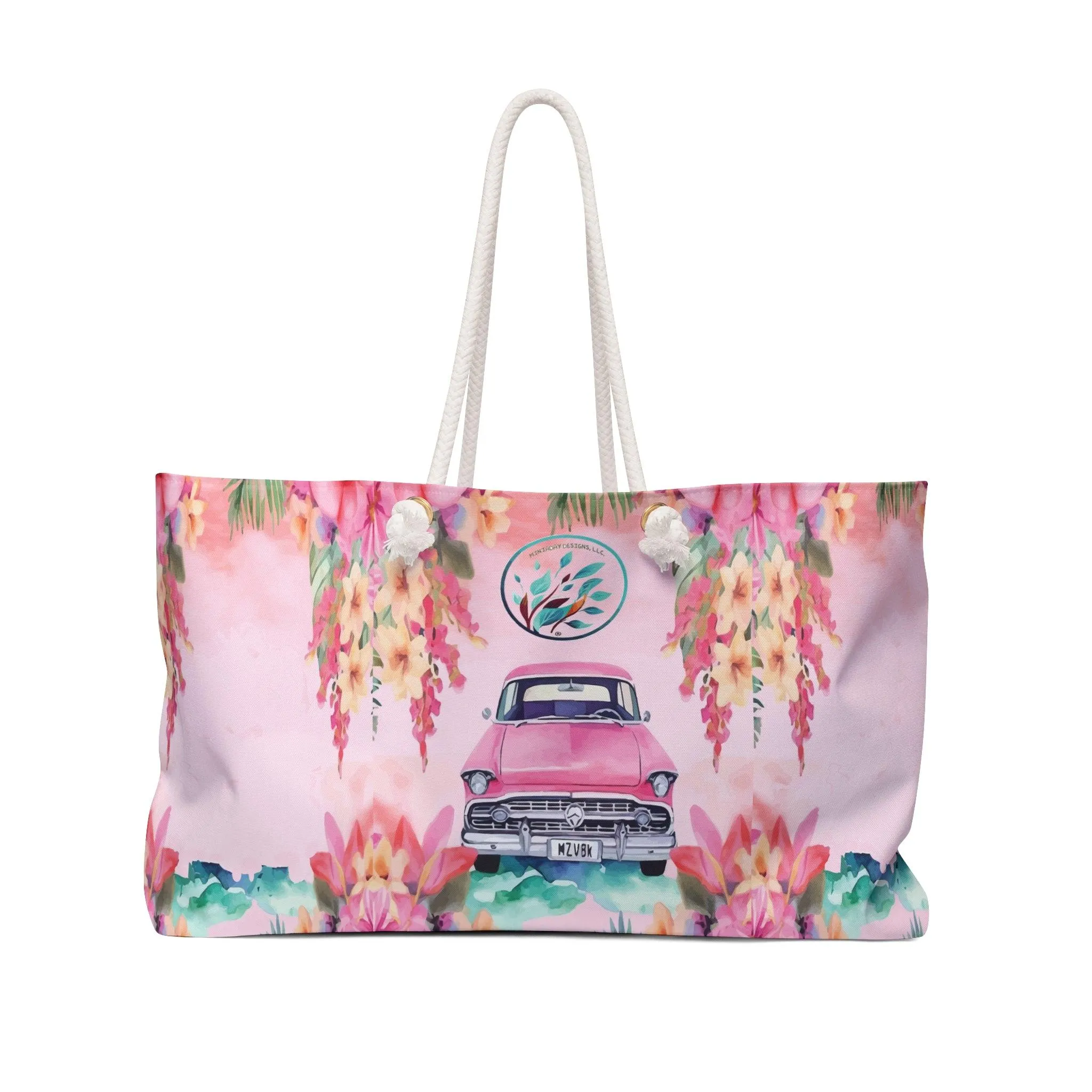 Miniaday Designs Pink Paradise Weekender Bag
