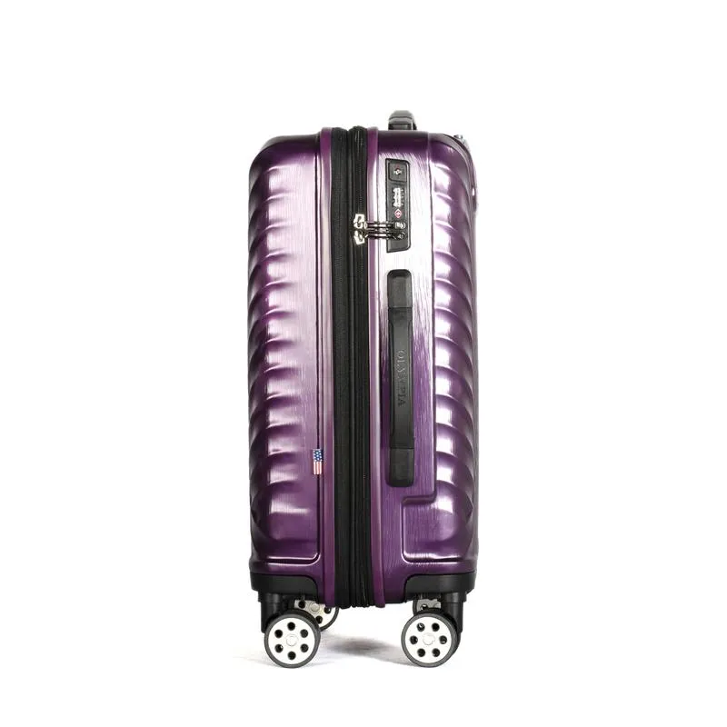 Olympia Matrix Polycarbonate 21" Exp Carry-On Spinner Luggage