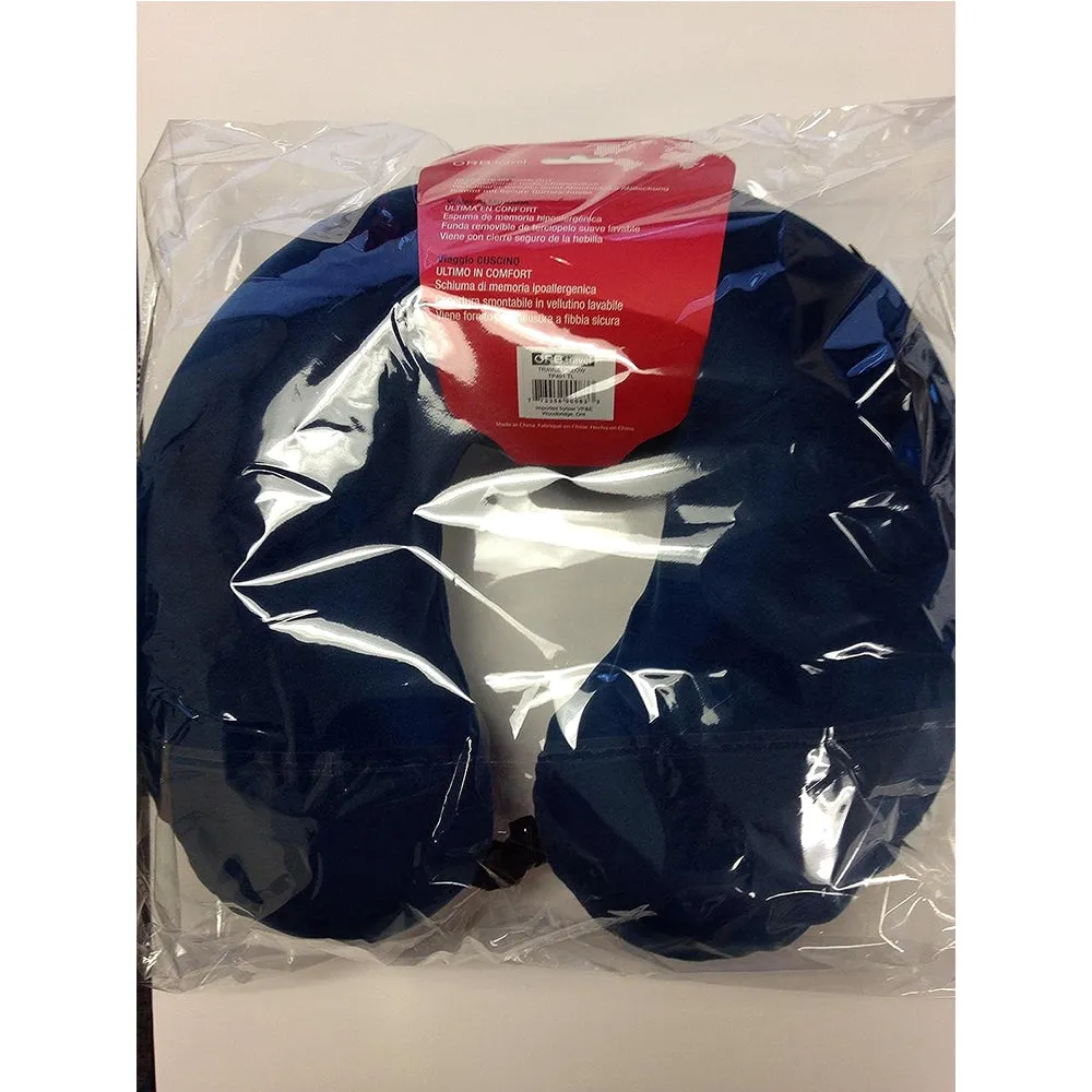 Orb Travel Neck Support Soft Memory Foam Pillow