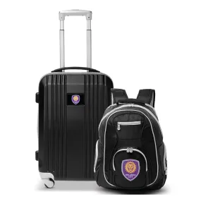 Orlando City SC Premium 2-Piece Backpack & Carry-On Set- GRAY