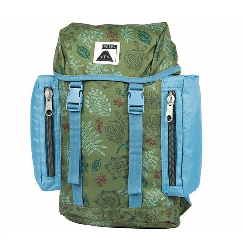 POLER MINI RUCKSACK PACK // BROTANICAL MOSSY/TRUE BLUE