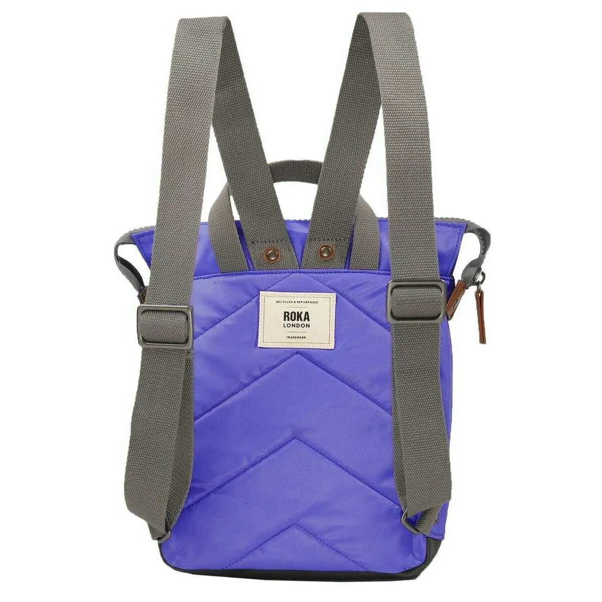 Roka Bantry B Small Recycled Nylon Backpack - Simple Purple
