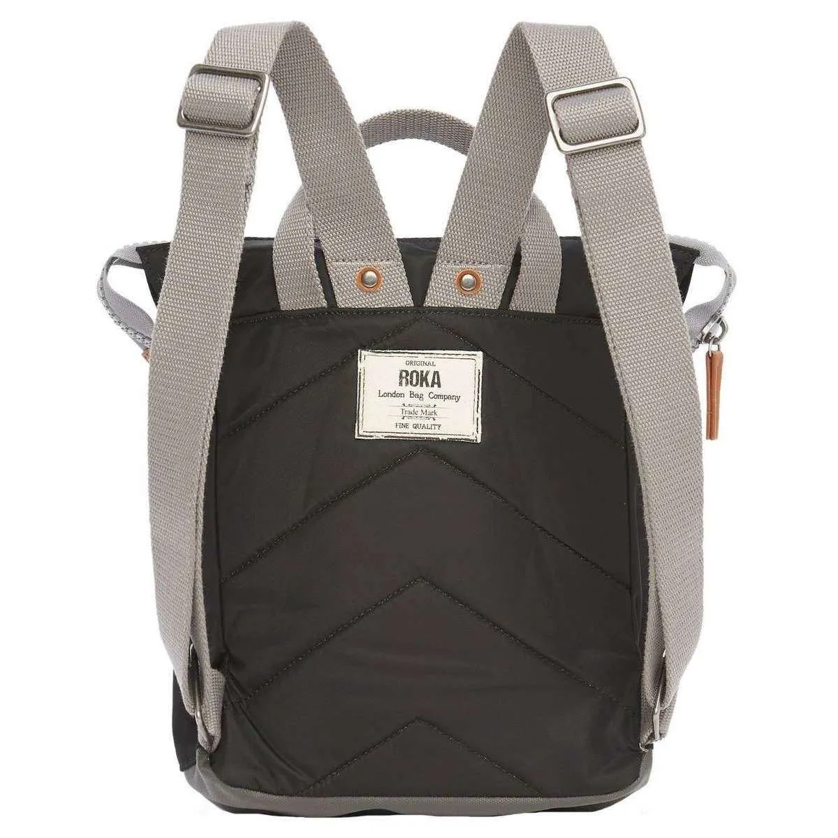 Roka Bantry B Small Sustainable Nylon Backpack - Black