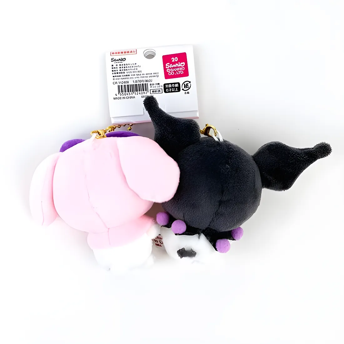 SANRIO© My Melody   Kuromi Hanging Plush Pair (Japan Edition)