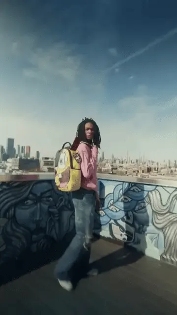 Sprayground Sponge Bob Reveal Hello You're Amazing DLXSV Backpack
