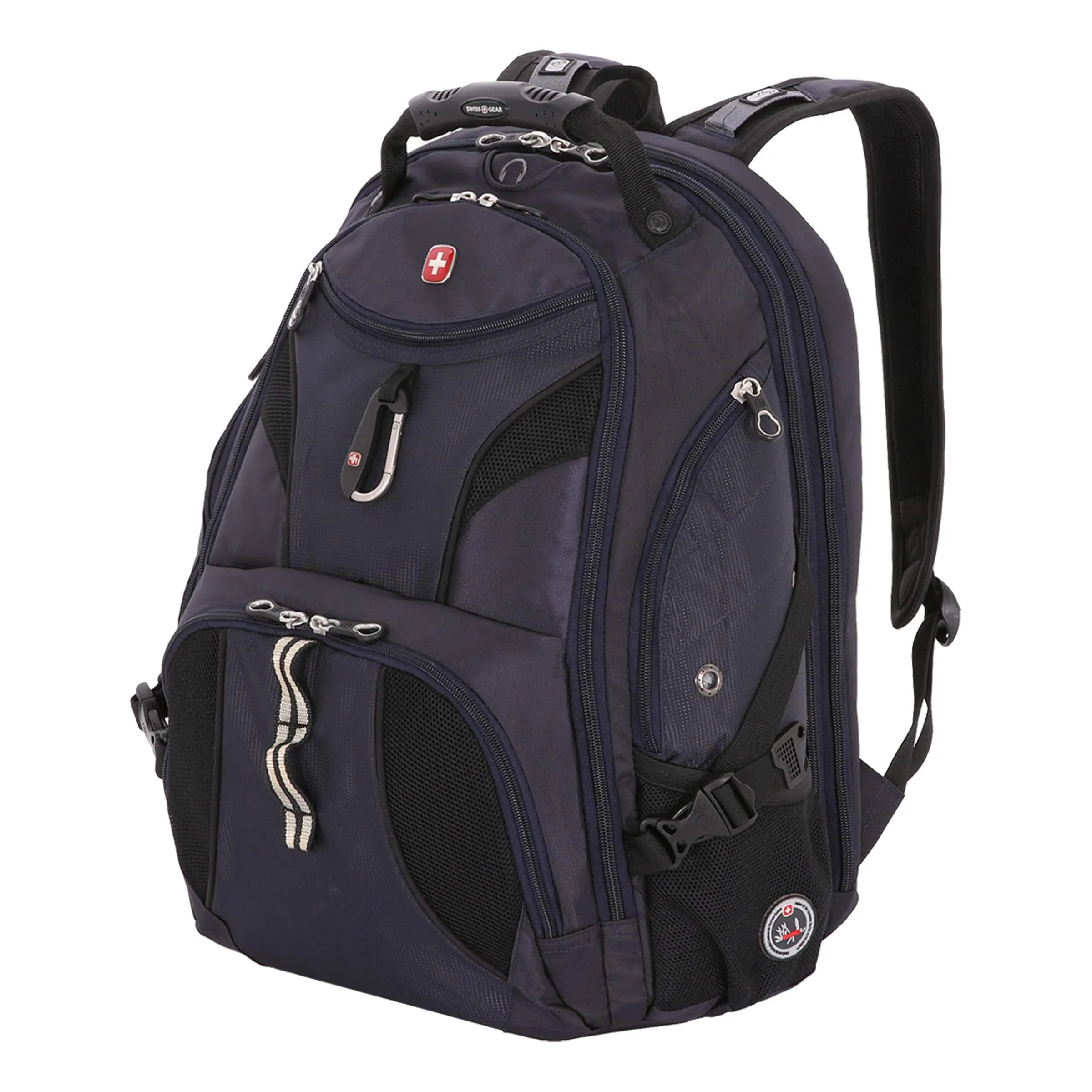 SwissGear SA1923 Noir Satin TSA Friendly ScanSmart Laptop Backpack - Fits Most 15 Inch Laptops and Tablets