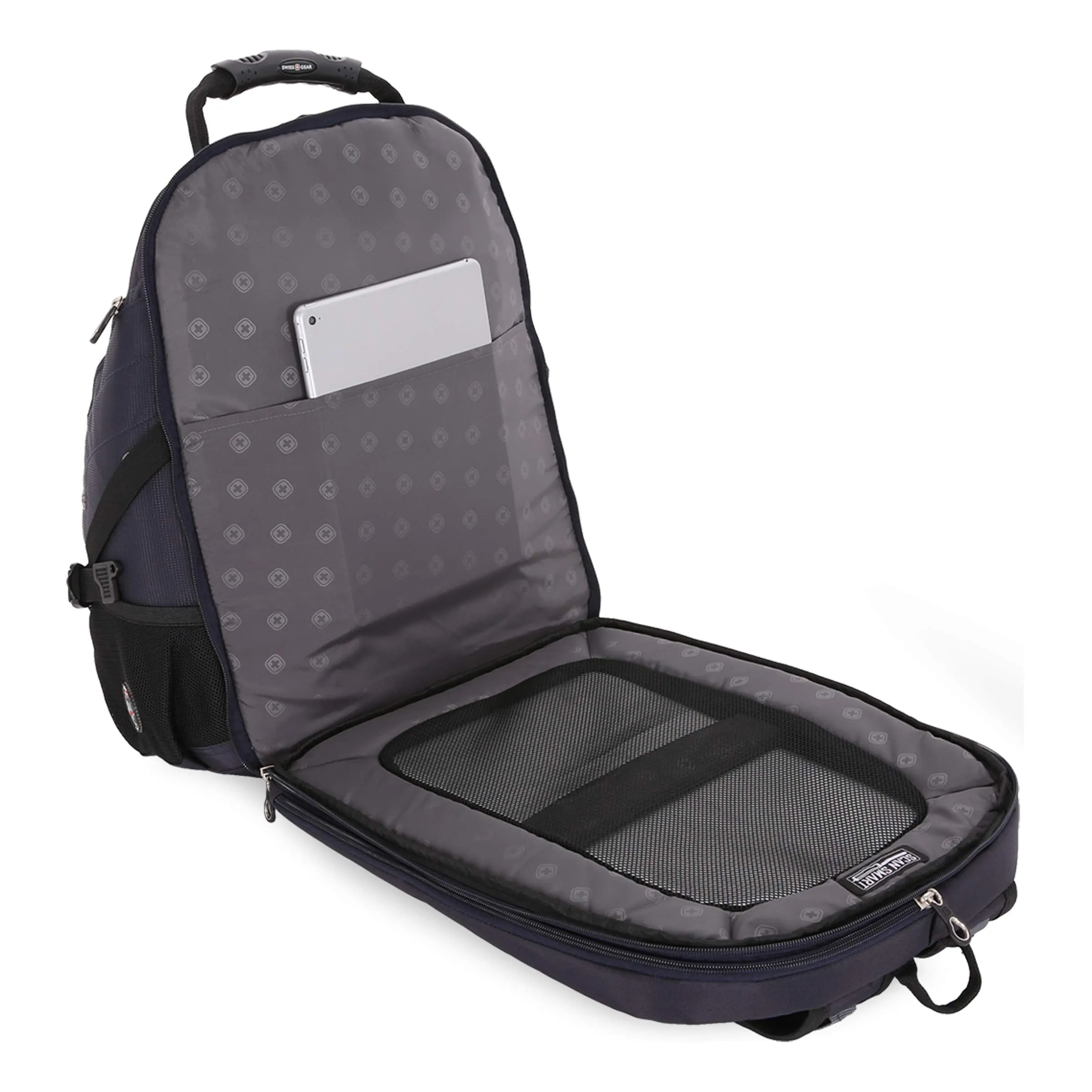 SwissGear SA1923 Noir Satin TSA Friendly ScanSmart Laptop Backpack - Fits Most 15 Inch Laptops and Tablets