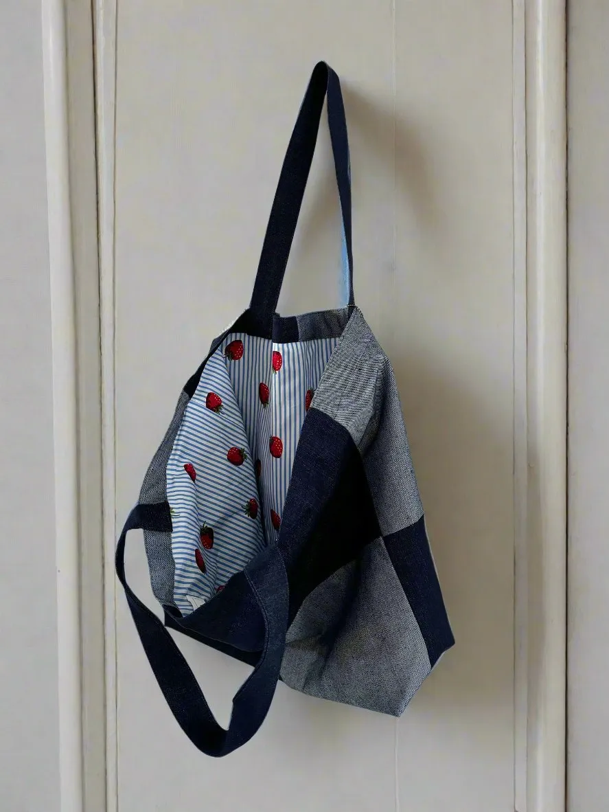 The Patchwork Tote - Deadstock Denim