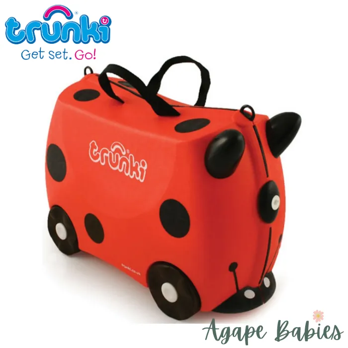 Trunki Luggage - Harley Ladybug Red  (With 5 years Warranty)