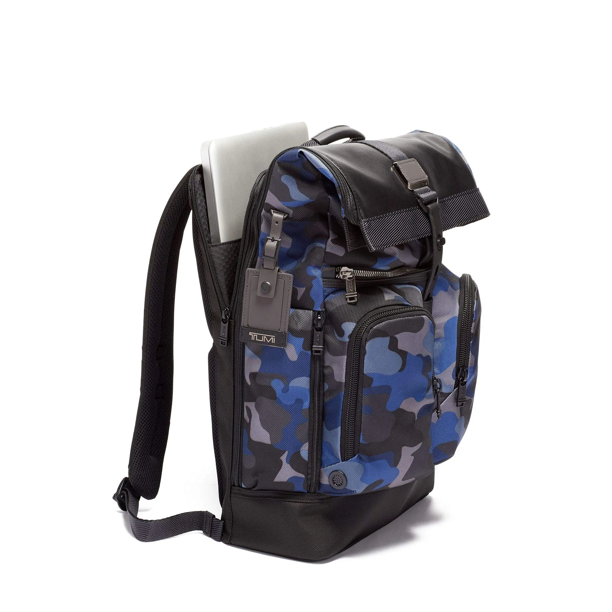 TUMI - Alpha Bravo London Roll Top Laptop Backpack - 15 Inch Computer Bag for Men and Women - Camo