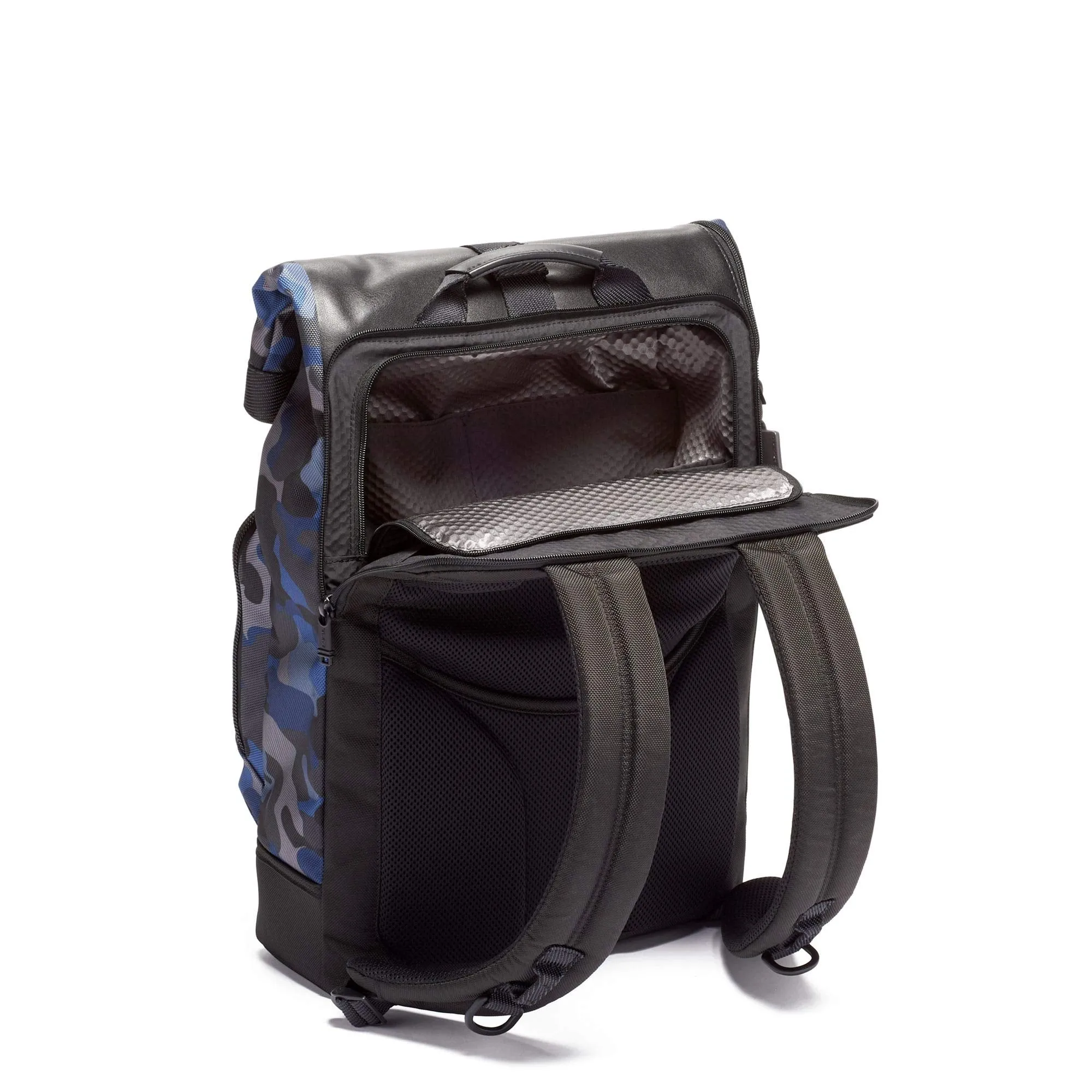 TUMI - Alpha Bravo London Roll Top Laptop Backpack - 15 Inch Computer Bag for Men and Women - Camo