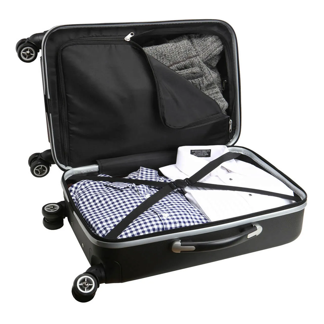Washington Huskies Deluxe 2-Piece Backpack and Carry-on Set in Black