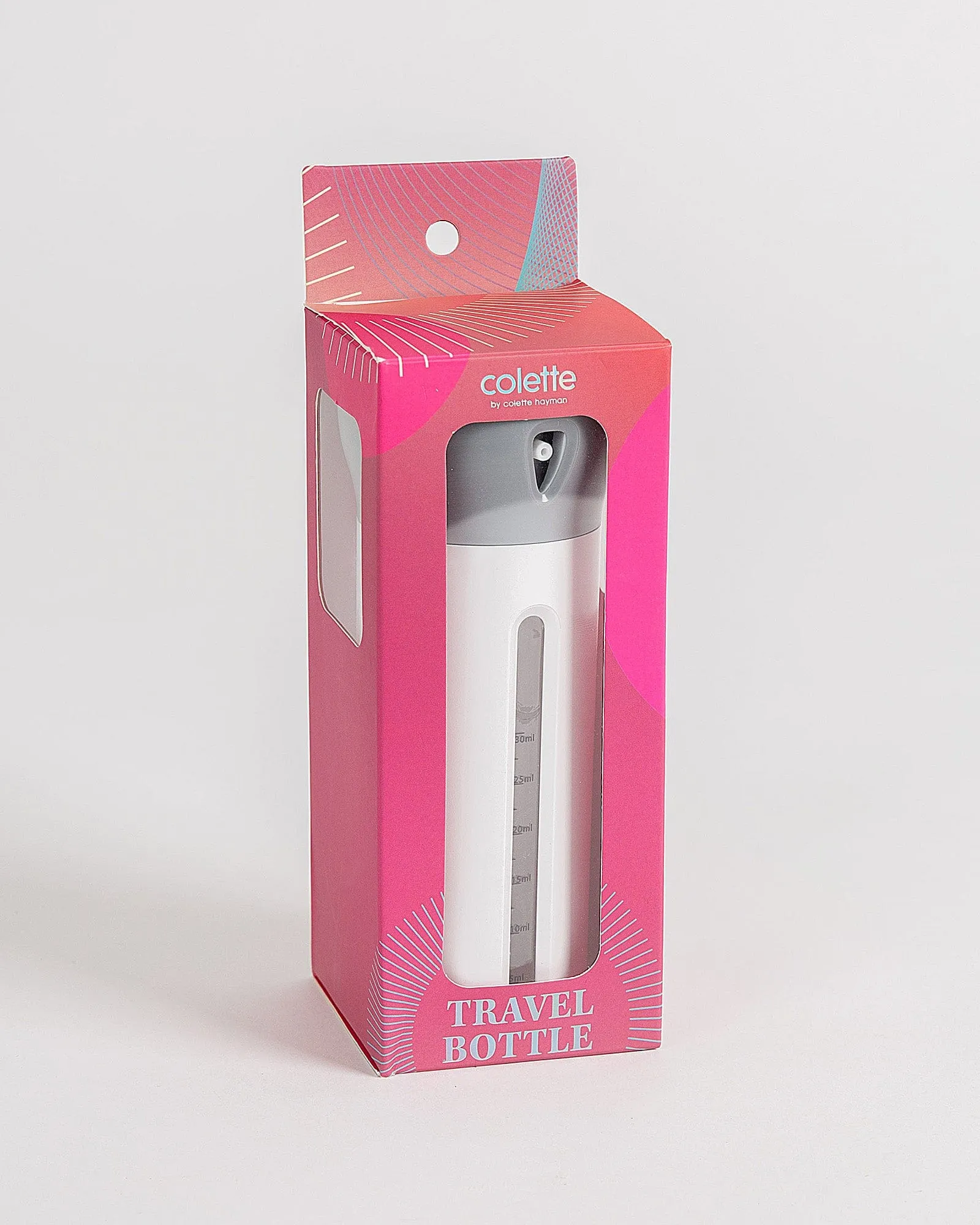 White Rotatable Travel Bottle