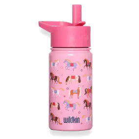 Wildkin - Horses 14 oz Steel Water Bottle